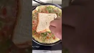 Different Style Making Bread Omelette😍#bread #omlette #explore#youtubeshorts#short #trending#viral