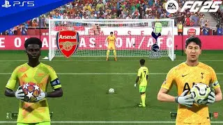 FC 25 - GK SAKA vs GK SON HEUNG-MIN Penalty Shootout and Match | Arsenal vs Tottenham