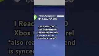 I Reached 1,000 Xbox Gamerscore! #xbox #gamerscore #1000 #goal