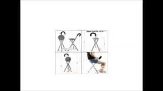 Foldable Walking Stick with Seat Online in India