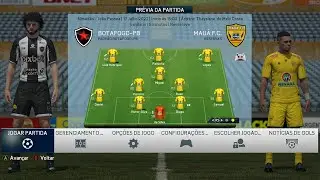 #96 - MODO CARREIRA - FIFA 16 - PATCH FIFA FRIENDS V.10 - SERIE C - BOTAFOGO DA PARA&Iacute;BA X MAU&Aacute; FC
