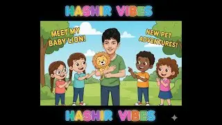 My Pet Lion 🦁 | Short Cartoon Story for KidsMeet My Pet Lion | Fun Cartoon with Friends