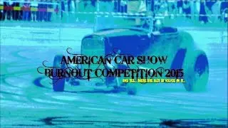 American Car Show Burnout Competition 2015