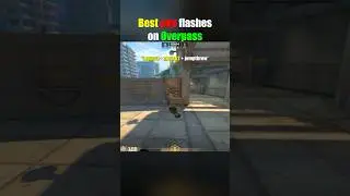 Best pop flashes on Overpass #cs2