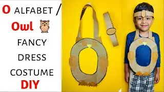 Alfabet Fancy dress competition ideas  / Bird fancy dress costume DIY #fancydress #diy #owl #costume