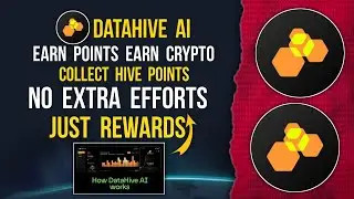 DATAHIVE  AI Earn Free Crypto | Collect Hive Points | No Extra Efforts | Just Rewards #datahive