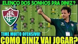 ⚽COMO FERNANDO DINIZ VAI MONTAR ESSE TIME DO FLUMINENSE?