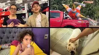 Piñata GIGANTE en la calle, Sarayu fue de COMPRAS, y Conocimos al Perrito BRUNO, etc