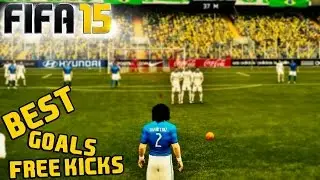 FIFA 15 - Best free kicks goals Compilation #1 TOP 5