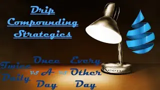 What is the best compounding strategy for Drip Network Faucet?