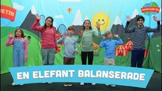 En elefant balanserade - ny version - Barnmusik och barns&aring;nger med Minikompisarna