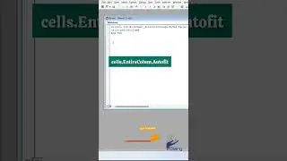 VBA AutoFit Columns Width in Excel, #autofit #exceltips #vba #columnwidth