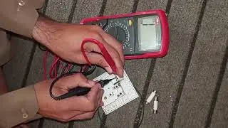 How to check continuity of electrical components in pashto language