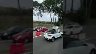 Scenic Drive in Sicily Italy