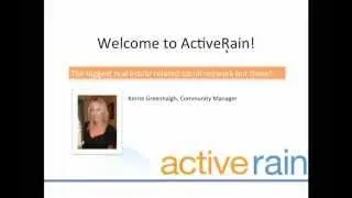ActiveRain New Member Orientation