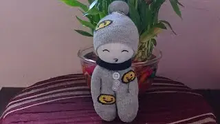 how to make doll with socks easy | sock with sewing | handmade doll