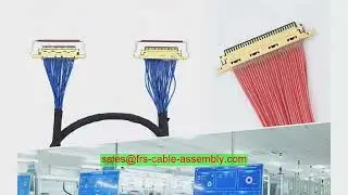 Cable Assembly Factory Cable Wire And Connectors Assembly for Medical Devices Fine-Pitch Micro-Coaxi