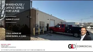 1756 E Avenue NE, Cedar Rapids, Iowa Warehouse / Office Space For Lease