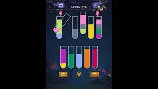 Sort water color puzzle leve 716 ios Ipad Iphone, Apk android Samsung Xiaomi