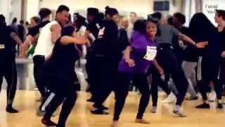 14/6/15 - Second F4Y workshop. Warm Up with Hakeem Onibudo