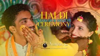 Adarsh & Sruthi Haldi Ceremony||cinematic Video||ADARSHADIPHOTOGRAPHY 📸
