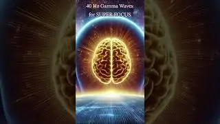 40 Hz Gamma Waves&nbsp;for&nbsp;Studying | Super Focus & Brain Power | Cognitive Boost | Meditative Mind