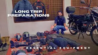 HONDA PRIDOR 100cc TRIP PREPARATIONS | Essential things to carry on long trips | TRIP ANNOUNCED 🏍️🇵🇰