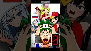 No batteries by country 😱❌🔋배터리 #shorts