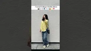Casual College Outfit Ideas for Girls👕🎒#viral#love  #trending#CasualLook#CasualStyle#EverydayFashion
