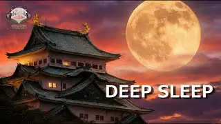 Deep Sleep 🌙 Moonlit Castle at Dusk | Soft Humming | 1H | No Ads