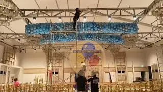 Let's Install Balloon Drop Nets 🎈🎈🎈