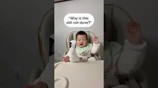 Baby Acts Exactly Like Your Boss #baby #funnybaby #funnyvideo #boss #worklife