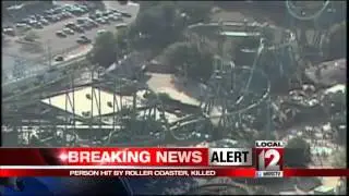 Person hit and killed by roller coaster at Cedar Point