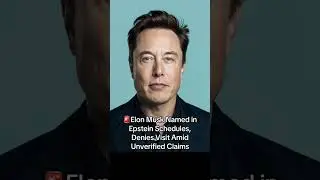 Elon Musk Named in Epstein Schedules, Denies Visit Amid Unverified Claims