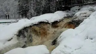 Карелия. Водопад Ахвенкоски. Ahvenkoski  waterfall. #ahvenkoski #waterfall #карелия