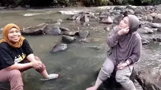 Seru-seruan Genk Ambyar di sungai Ciujung || Bodoran 🤣🤣🤣