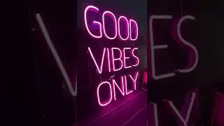 wall decoration neon sign #walldecor #ytshorts #neonsign
