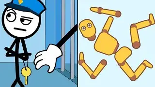 Thief Puzzle Game vs Ragdoll Break: Kick Loser &mdash; Walktrough Funny Games, ASMR Best Android Gameplay