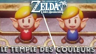 Zelda Link's Awakening : Le Temple des Couleurs et avoir la tenue ROUGE et BLEU