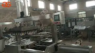 cleaning wafer ice cream cone machine working video
