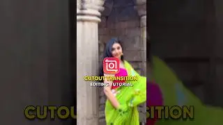 Cutout Transition Tutorial 😍| Inshot Video editor #inshoteditor #edit #shorts