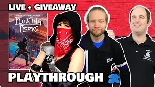 Floating Floors -  LIVE Playthrough Board Game & Worldwide Giveaway - Final Ninja Master!