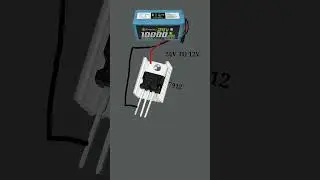 7912 voltage regulator circuit diagram // 7912 voltage regulator // #shortvideo