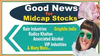 Good News for Midcap Stocks including RAIN Radico Graphite Apex Frozen Butterfly Emami GM Breweries