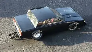#DR10 JConcepts Buick 1/10 Scale No Prep RC Drag Car Test Hit