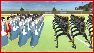 Shinto Priest VS Black Shecker || SAKURA School Simulator