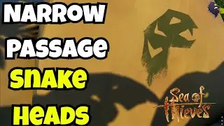 Narrow Passage Guarded by Snake Heads Location &ndash; Snake Island (Sea of Thieves)