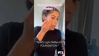 Im Influenced 😍 | Reviewing sponsored product (Part 3) #grwm #review #foundation #Nars #makeup