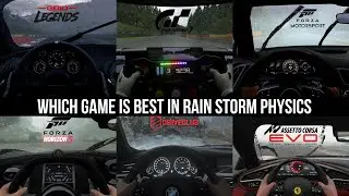 THIS 10 YEAR OLD RACING GAME STILL HOLDS THE BEST RAIN PHYSICS | #driveclub vs #fh5 vs #tcm vs #gt7