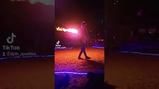 Firesword Burlesque show at spoopyman gathering 2024